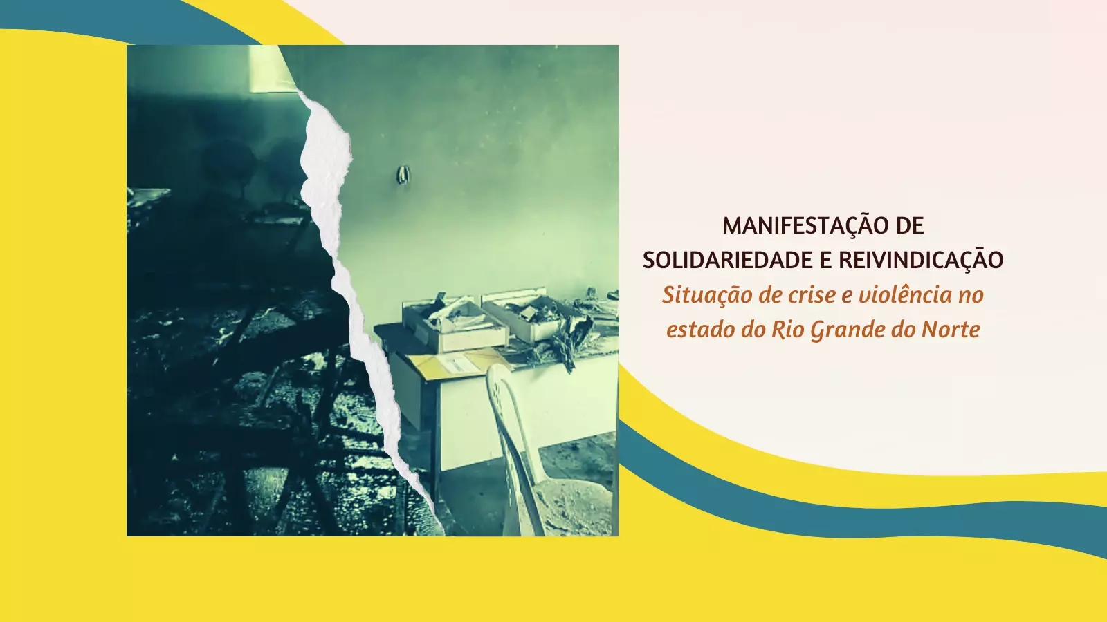 Rio Grande do Norte/CONGEMAS manifesta solidariedade pela situação de grave crise e violência